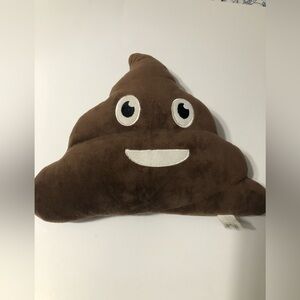 Brown emoji poop pillow‎